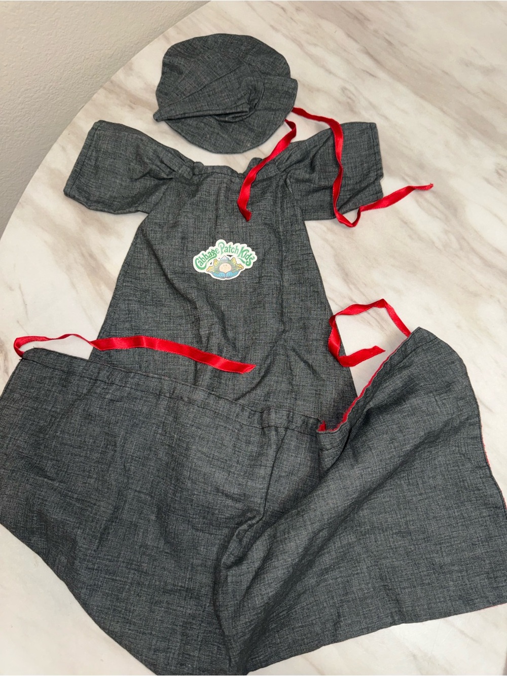 Cabbage Patch Kids grey denim Witch costume handmade